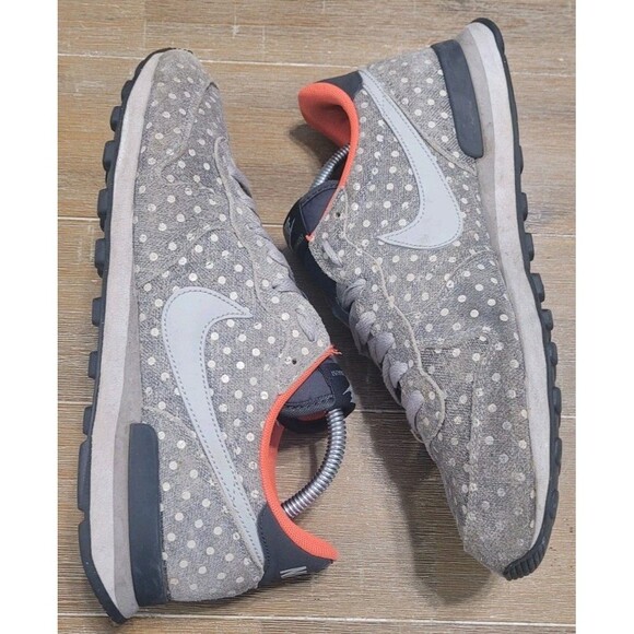 2014 Nike Men's Sz 10 Internationalist Ltr Polka Dot Running Shoes 705279-002 - Picture 4 of 9